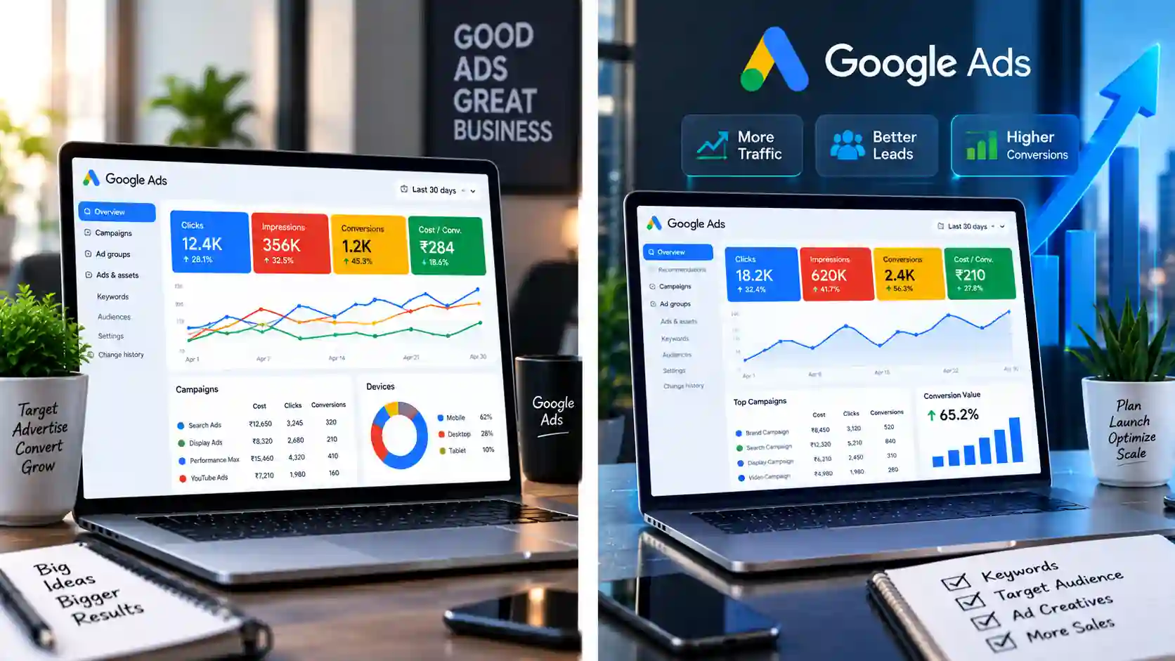 Google Ads Management results